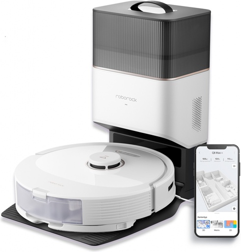 [VC-RBR-Q8MPL-WHI] Roborock Q8 Max + White