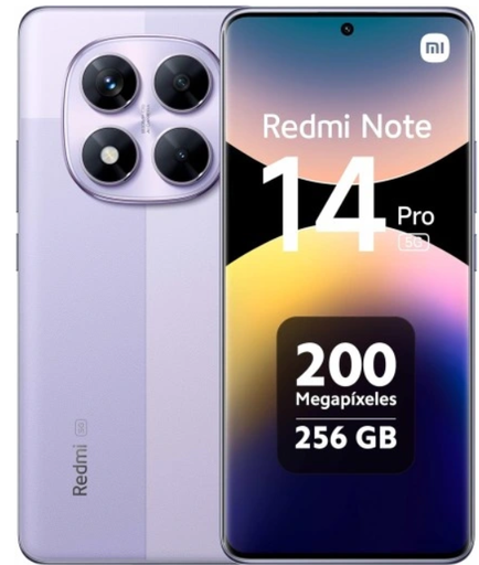 [XRN-14P-5G-8-256-NFC-PRP] Xiaomi Redmi Note 14 Pro 5G 8 RAM 256GB Lavender Purple NFC