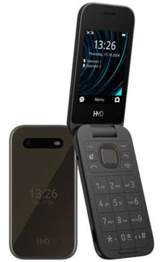 [NOKIA-HMD-2660-BLK] Nokia HMD 2660 Flip 4G Dual Sim Black